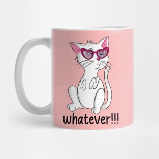 Whatever Attitude cat Mug